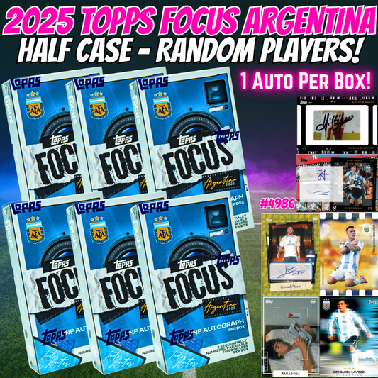 Break 4986 - 2025 Topps Focus Argentina - Half Case - Random Players!