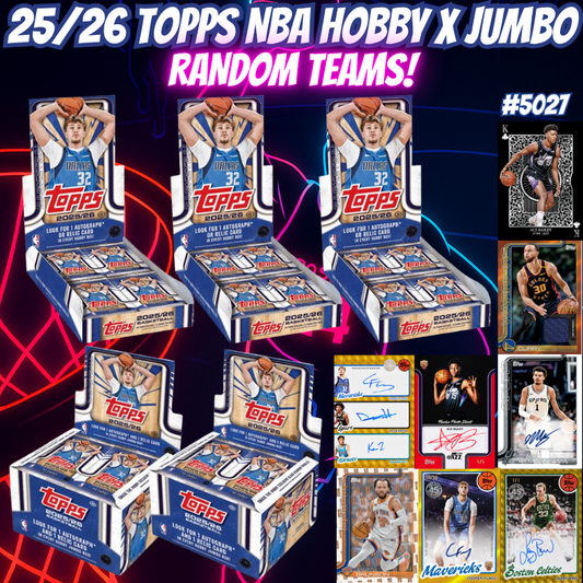 Break 5027 - 25/26 Topps NBA Hobby x Jumbo Random Teams!