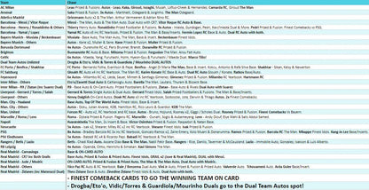 Break 2908 - 23/24 Topps UEFA Club Comp Finest - Half Case - Pick Your Team!