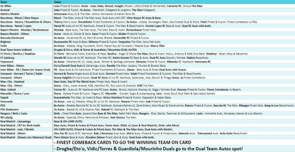 Break 2845 - 23/24 Topps UEFA Club Comp FINEST - Half Case - Pick Your Team