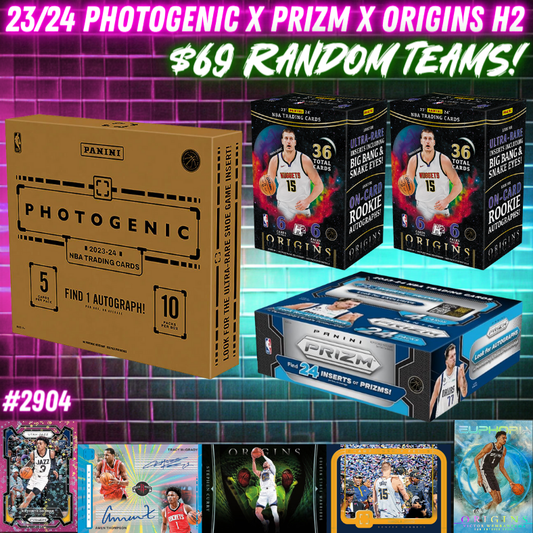 Break 2904 - 23/24 Photogenic x Origins x Prizm - Random Teams!