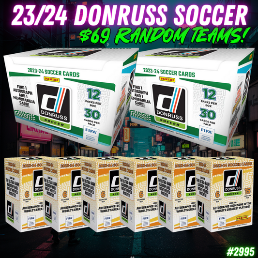 Break 2995 - 23/24 Donruss Soccer Hobby x Blaster - 8 Box - Random Teams!