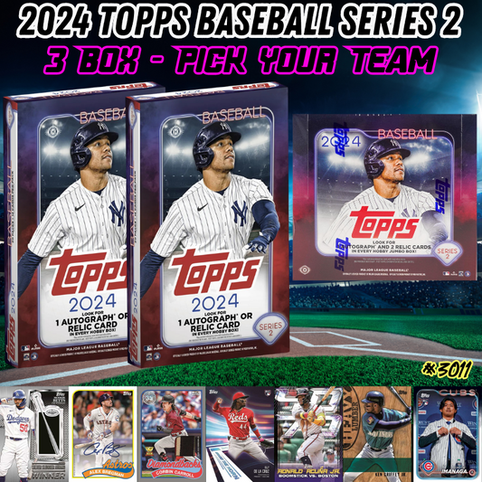Break 3011 - 2024 Topps Baseball Series 2 Hobby x Jumbo - Pick Your Team!