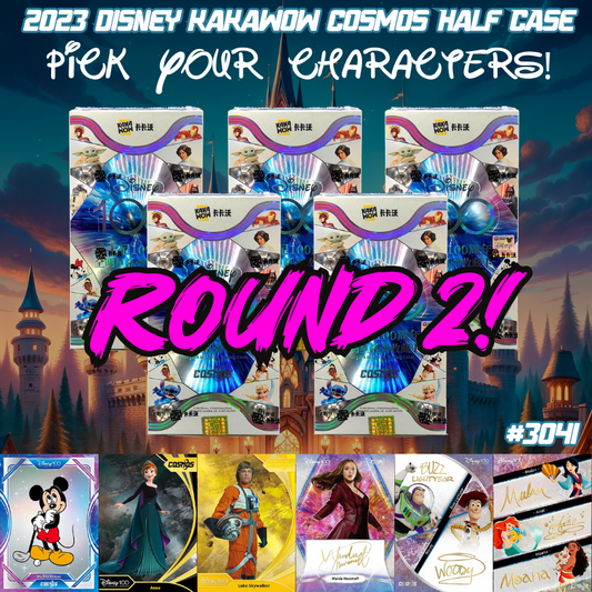 Break 3041 - 2023 Disney Kakwow Cosmos 5 Box HALF CASE - Pick Your Character/Movie ROUND 2!