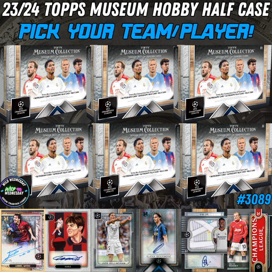Break 3089 - 23/24 Topps UEFA Club Comp Museum Collection - HALF CASE - Pick Your Team!