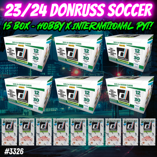 Break 3326 - 23/24 Panini Donruss Hobby x International - 15 Box - Pick Your Team!