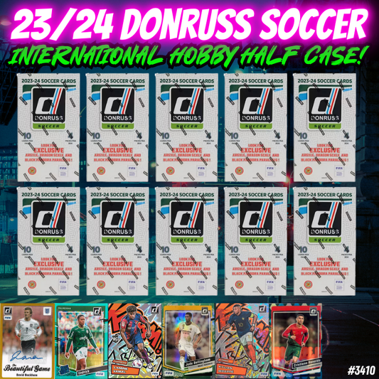 Break 3410 - 23/24 Donruss International Hobby - Half Case - Pick Your Team!