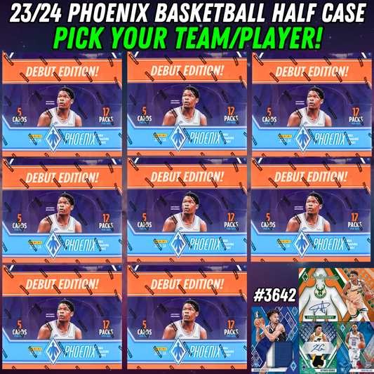 Break 3642 - NBA 23/24 Phoenix Release Day - HALF CASE - Pick Your Team!