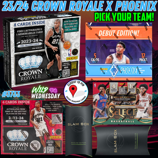 Break 3733 - NBA 23/24 Crown Royale x Phoenix 6 Box - Pick Your Team!