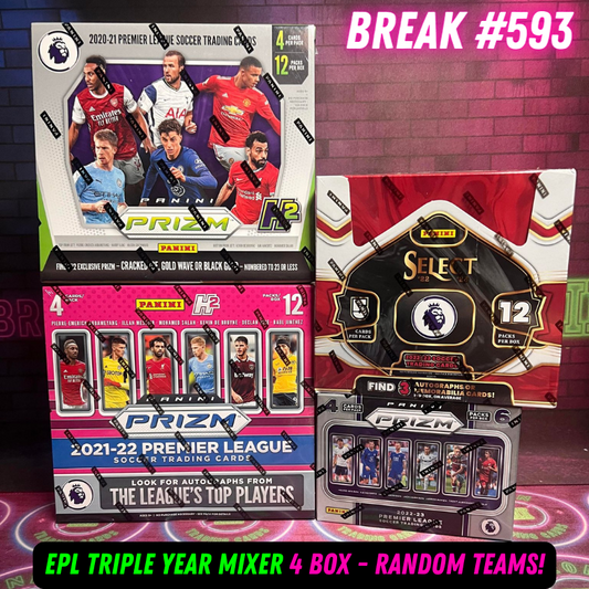 Break 593 - EPL Select Triple Year Mixer - 4 Box Random Teams!