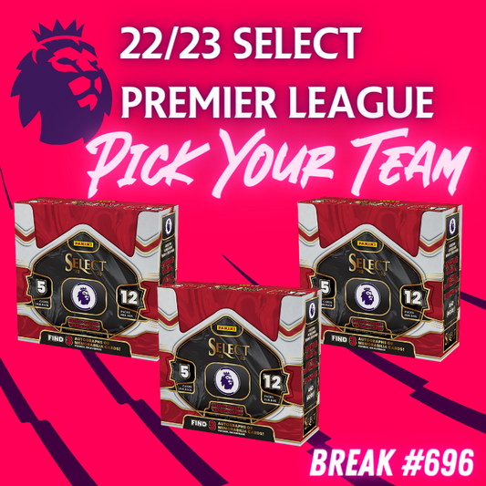 Break 696 - 22/23 Select Premier League - 3 Box - Pick Your Team!
