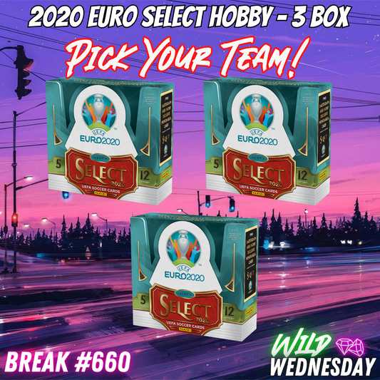 Break 660 - 2020 Euro Select Hobby 3 Box - Pick Your Team!