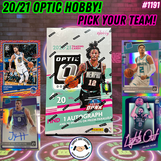 Break 1190 - NBA 20/21 Optic HOBBY - Pick Your Team!