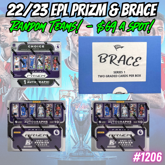 Break 1206 - 22/23 EPL Prizm x Banner Brace - Random Teams - $69 a spot!