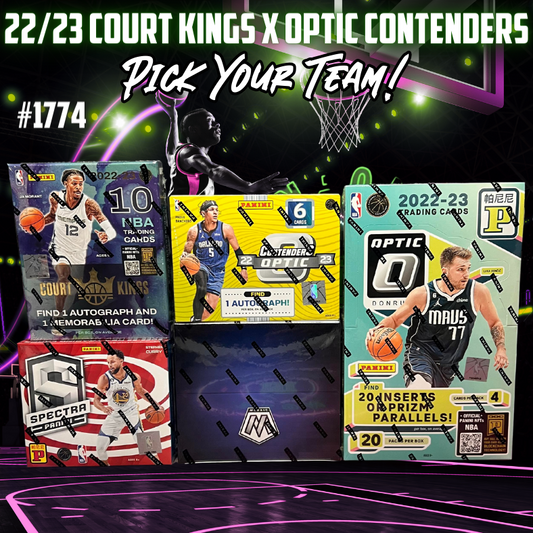 Break 1774 - NBA 22/23 Court Kings x Optic Contenders - Pick Your Team!