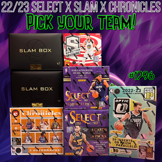 Break 1796 - NBA 22/23 Select x Chronicles 7 Box Mixer - Pick Your Team!