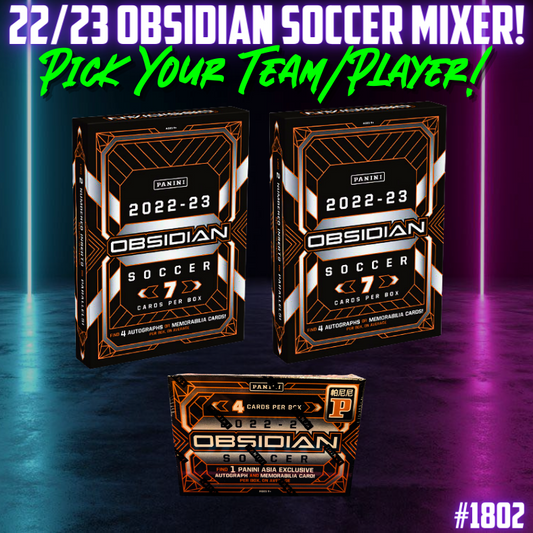 Break 1802 - 22/23 Obsidian Hobby x Tmall Mixer - 3 Boxes - Pick Your Player / Team