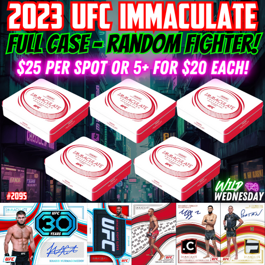 Break 2095 - 2023 Panini Immaculate UFC - FULL CASE - Random Fighter!