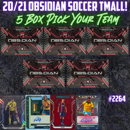 Break 2264 - 20/21 Obsidian Tmall - 5 Box Pick Your Team!