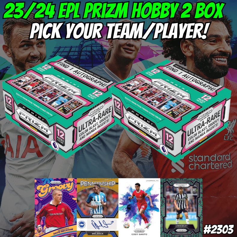 Break 2303 - 23/24 EPL Prizm 2 Box - Pick Your Team