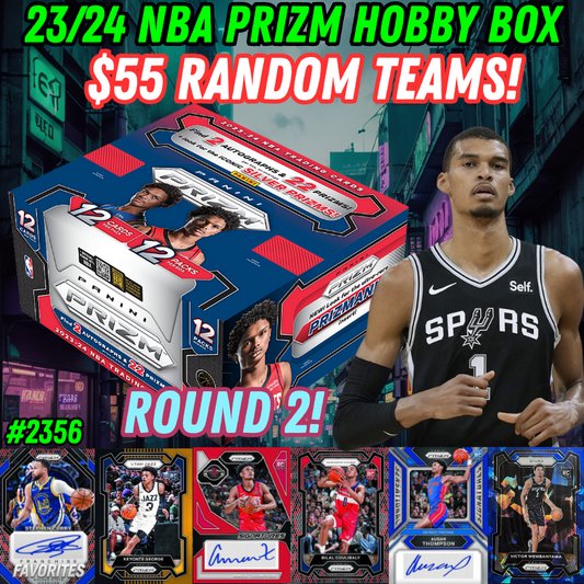 Break 2356 - NBA 23/24 Prizm Hobby - $55 Random Teams ROUND 2!