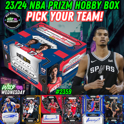 Break 2359 - NBA 23/24 Prizm Hobby - Pick Your Team!