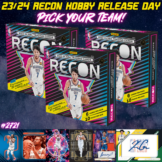 Break 2721 - NBA 23/24 Recon Hobby RELEASE DAY 3 Box - Pick Your Team!