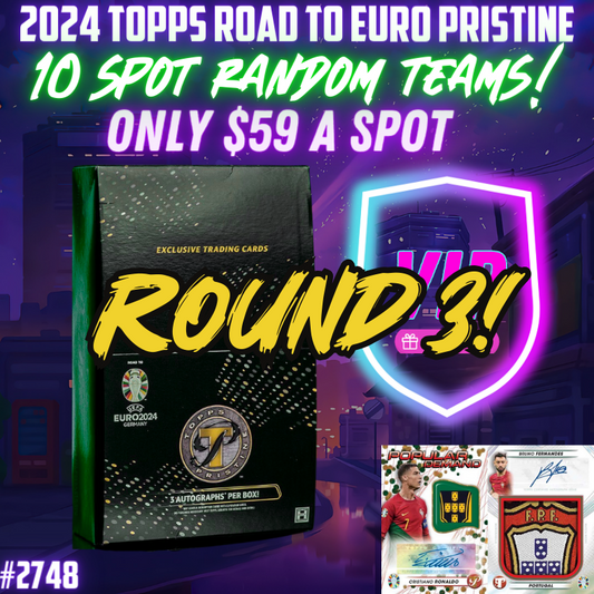 Break 2748 - Topps Pristine Road to Euros 2024 - 10 Spot - Random Teams - ONLY $59 A SPOT - ROUND 3