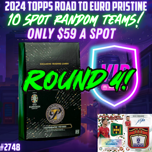 Break 2749 - Topps Pristine Road to Euros 2024 - 10 Spot - Random Teams - ONLY $59 A SPOT - ROUND 4