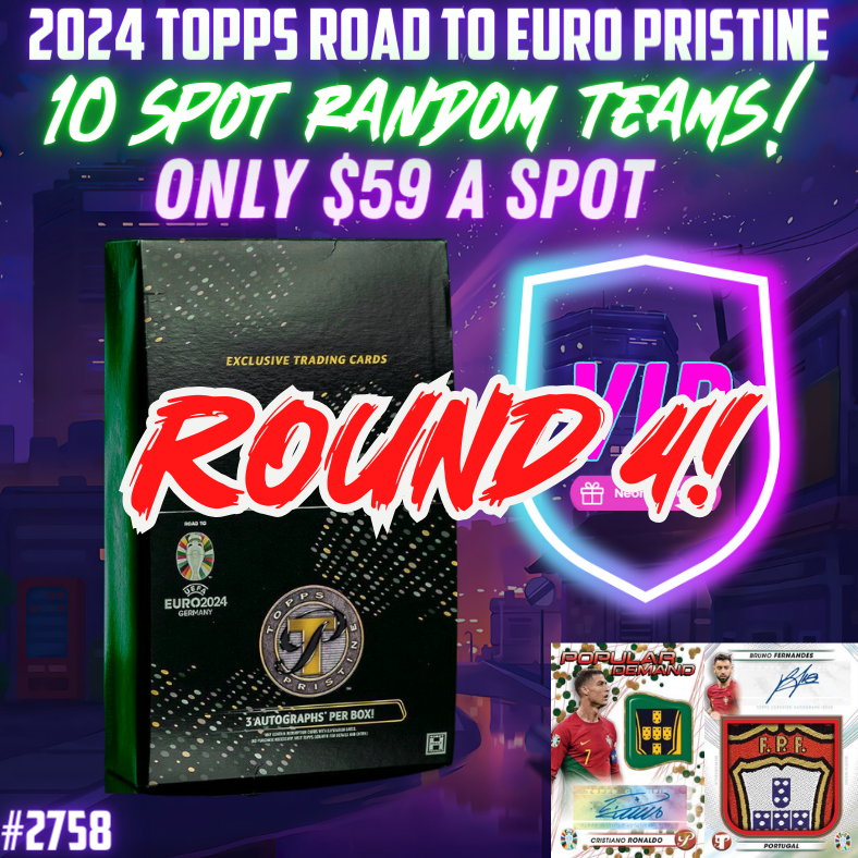 Break 2758 - Topps Pristine Road to Euros 2024 - 10 Spot - Random Teams - ONLY $59 A SPOT ROUND 4