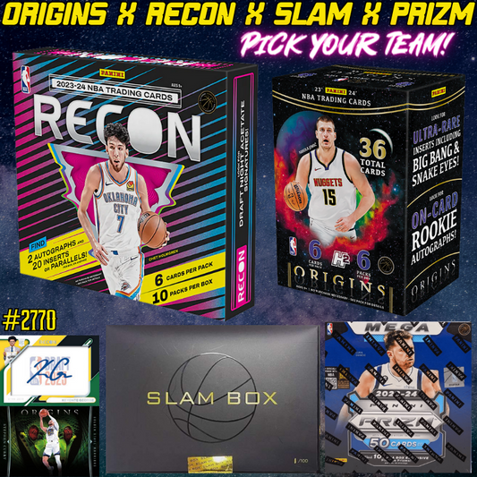 Break 2770 - NBA 23/24 Recon x Origins x Slam 4 Box - Pick Your Team!