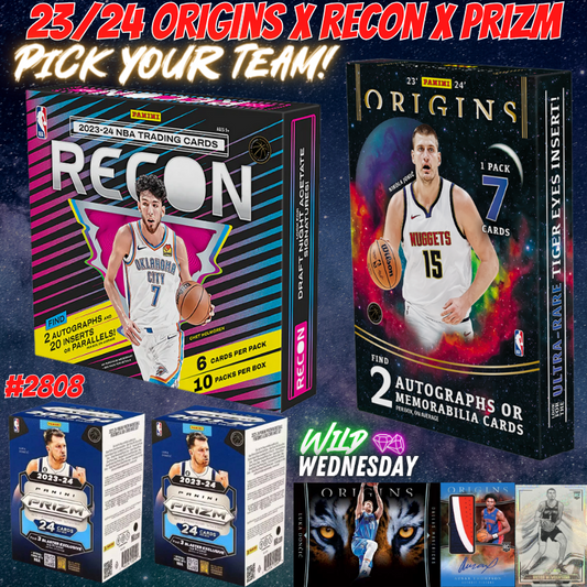 Break 2808 - NBA 23/24 Origins x Recon x Prizm 4 Box - Pick Your Team!