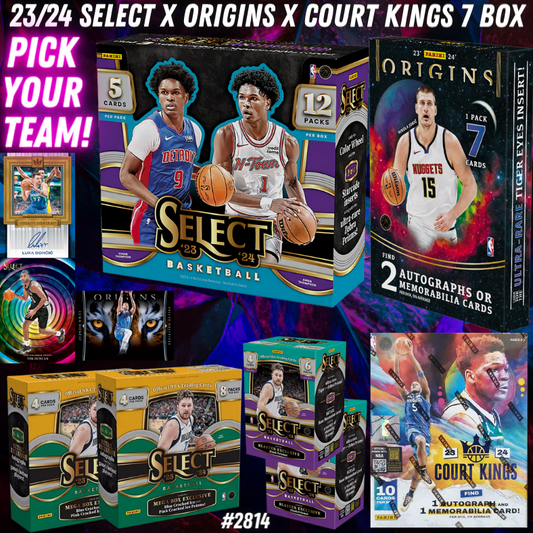 Break 2814 - NBA 23/24 Select x Origins x Court Kings 7 Box - Pick Your Team!