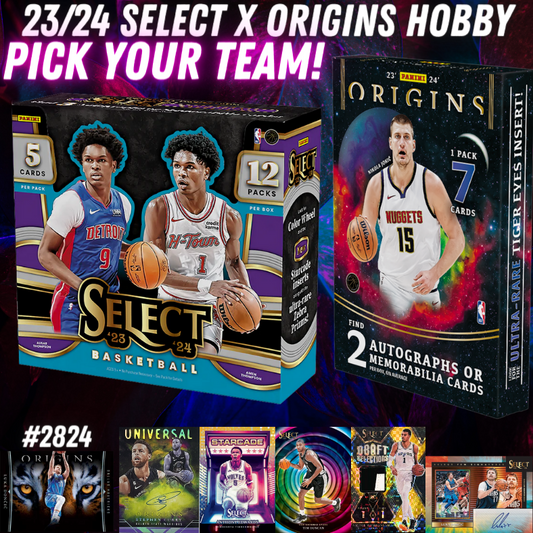 Break 2824 - NBA 23/24 Select x Origins Hobby - Pick Your Team!