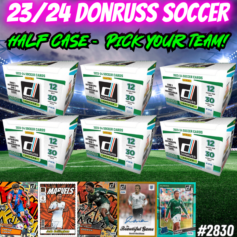 Break 2830 - 23/24 Donruss Hobby 6 Box HALF CASE - Pick Your Team/Player!