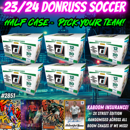 Break 2851 - 23/24 Donruss Hobby 6 Box HALF CASE - Pick Your Team/Player!