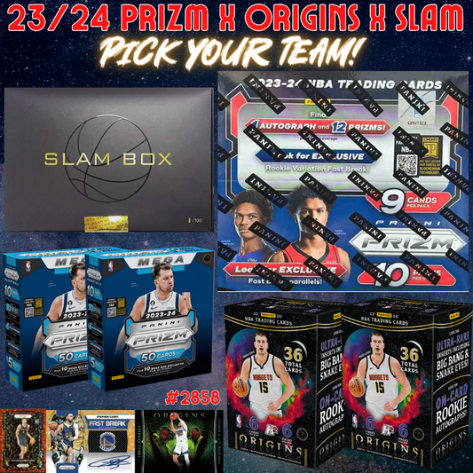 Break 2858 - NBA 23/24 Prizm Fast Break x Slam x Origins 6 Box - Pick Your Team!