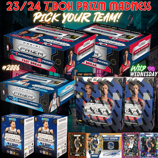 Break 2886 - NBA 23/24 Prizm Fast Break 7 Box Monster Mixer - Pick Your Team!