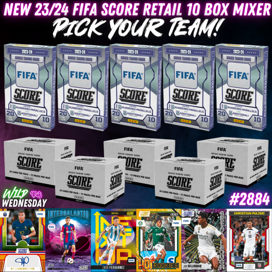 Break 2884 - New 23/24 FIFA Score Retail x Fat Pack 10 Box - Pick Your Team!