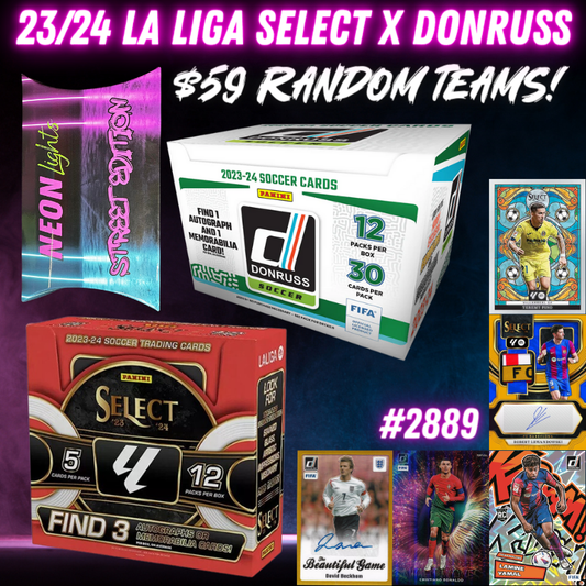 Break 2889 - 23/24 Donruss Soccer x La Liga Select Hobby x Street Edition - Random Teams!