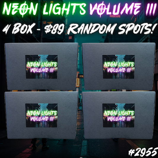 Break 2955 - Neon Lights Volume 3 - 4 Box - $89 Random!