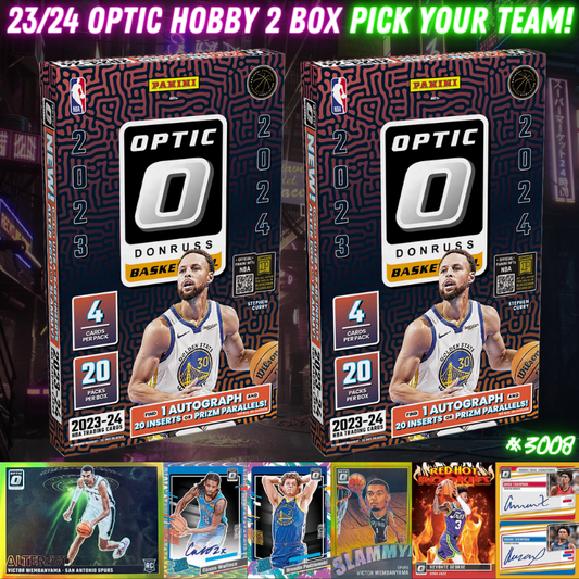 Break 3008 - 23/24 NBA Optic Hobby - 2 Box - Pick Your Team!
