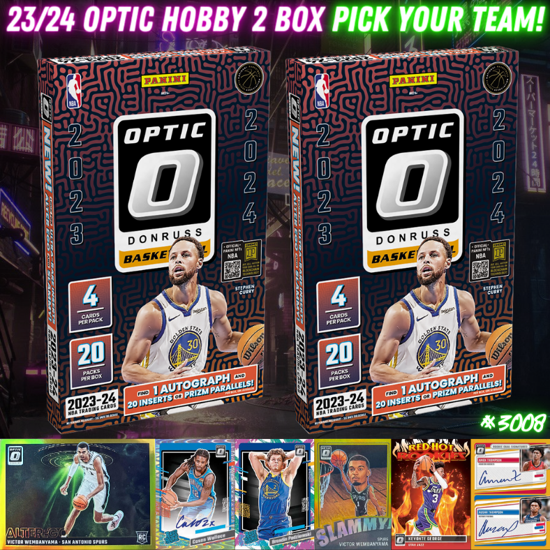 Break 3009 - 23/24 NBA Optic Hobby - 2 Box - Pick Your Team!