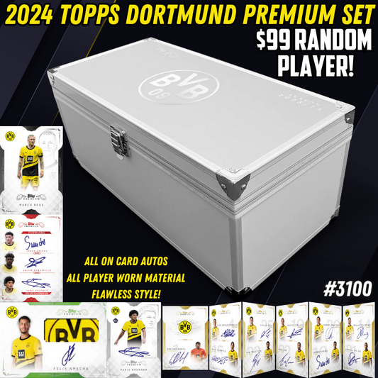 Break 3100 - 2024 Topps Dortmund Premium Set - $99 Random Player!