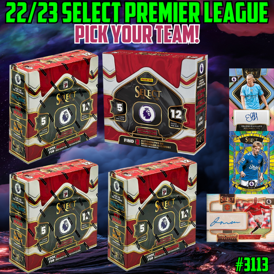 Break 3113 - 22/23 Select Premier League Hobby x Asia - Pick Your Team!