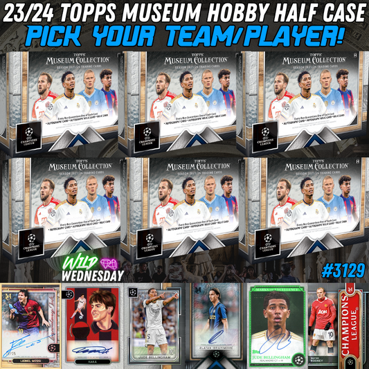 Break 3129 - 23/24 Topps UEFA Club Comp Museum Collection - HALF CASE - Pick Your Team!