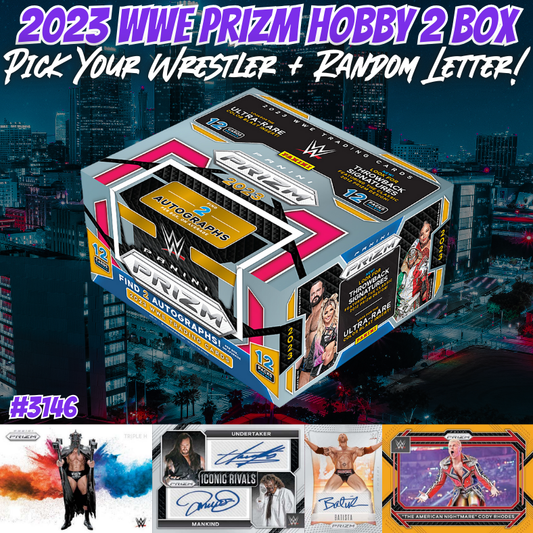 Break 3146 - 2023 WWE Prizm Hobby - Pick Your Wrestler + Random Letter!