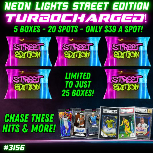 Break 3156 - Neon Street Edition TURBOCHARGED - 5 Boxes - $39 Random!