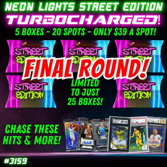 Break 3160 - Neon Street Edition TURBOCHARGED 5 Box - $39 Random! FINAL ROUND