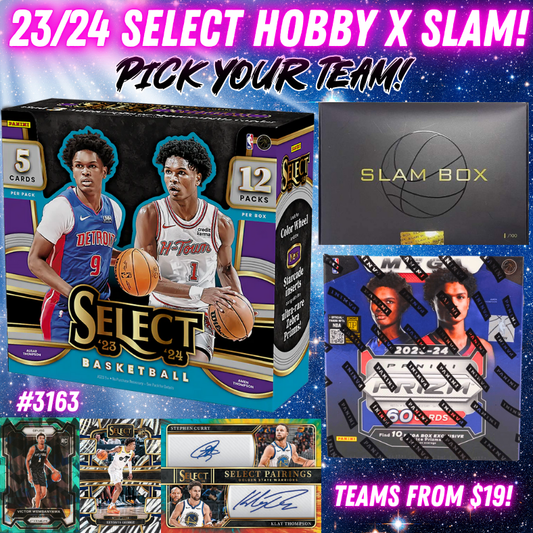 Break 3163 - NBA 23/24 Select Hobby x Slam Box Monday Mixer - Pick Your Team!